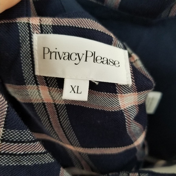 Revolve Privacy Please scout pink plaid crop top - Picture 5 of 8